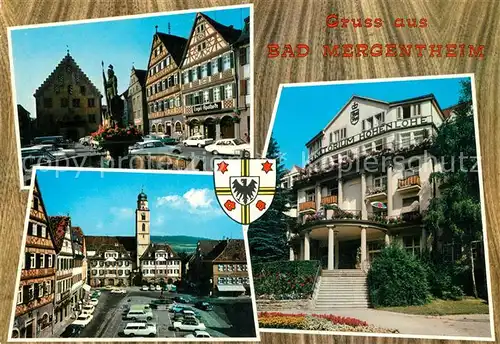 AK / Ansichtskarte Bad Mergentheim Sanatorium Hohenlohe Marktplatz Kat. Bad Mergentheim