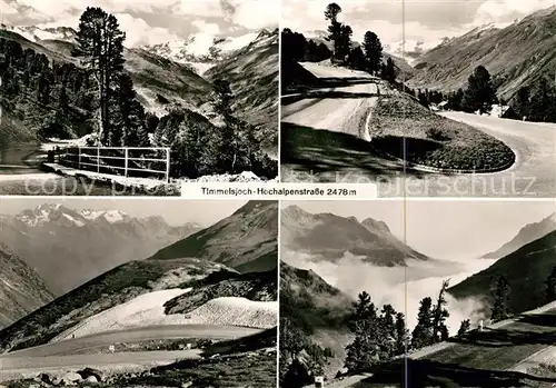 AK / Ansichtskarte Timmelsjoch Hochalpenstrasse Panoramen Kat. Oesterreich