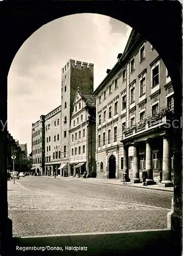 AK / Ansichtskarte Regensburg Haidplatz Kat. Regensburg