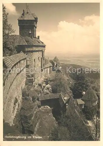 AK / Ansichtskarte Hohkoenigsburg Haut Koenigsbourg Burg  Kat. Orschwiller