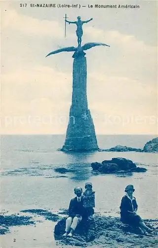 AK / Ansichtskarte Saint Nazaire Loire Atlantique Le Monument Americain Kat. Saint Nazaire