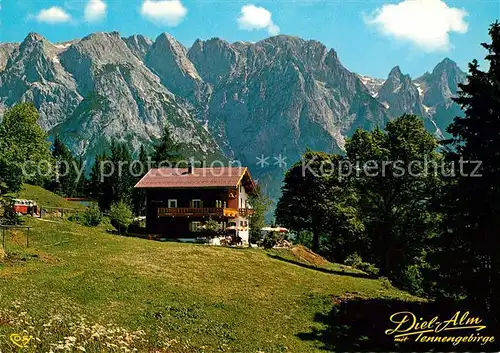 AK / Ansichtskarte Werfen Salzburg Diel Alm mit Tennengebirge Kat. Werfen