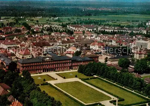 AK / Ansichtskarte Rastatt Schloss Fliegeraufnahme Kat. Rastatt