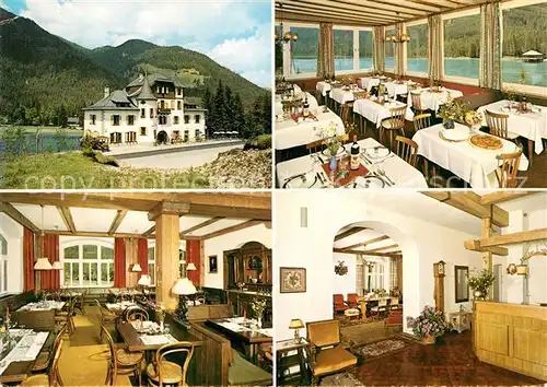 AK / Ansichtskarte Dolomiti Hotel Restaurant Baur am See Gastraeume Bar Kat. Italien