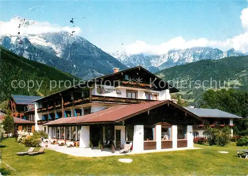 AK / Ansichtskarte Schoenau Koenigssee Alpenhotel Zechmeisterlehen Kat. Schoenau a.Koenigssee