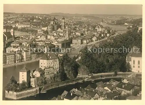 AK / Ansichtskarte Passau Panorama Kirche Kat. Passau