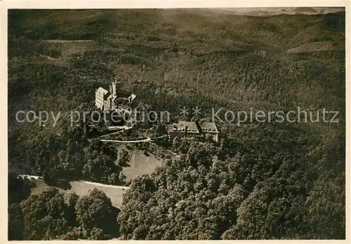 AK / Ansichtskarte Eisenach Thueringen Wartburg Fliegeraufnahme Junkers Kat. Eisenach