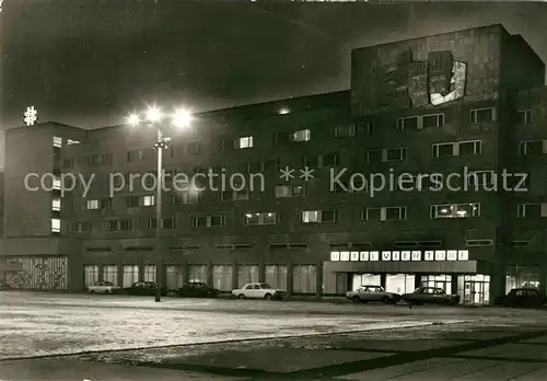 AK / Ansichtskarte Neubrandenburg Hotel Vier Tore Nacht Kat. Neubrandenburg