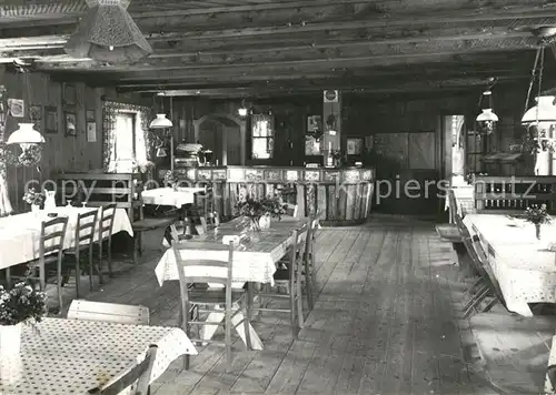 AK / Ansichtskarte Dolomiten Rifugio Fanes Interno sala Kat. Italien