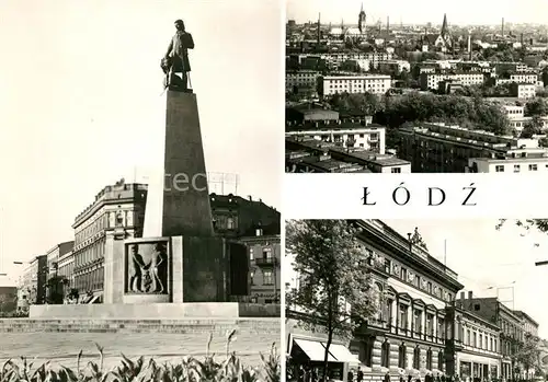 AK / Ansichtskarte Lodz Pomnik Tadeusza Kosciuszki Kat. Lodz