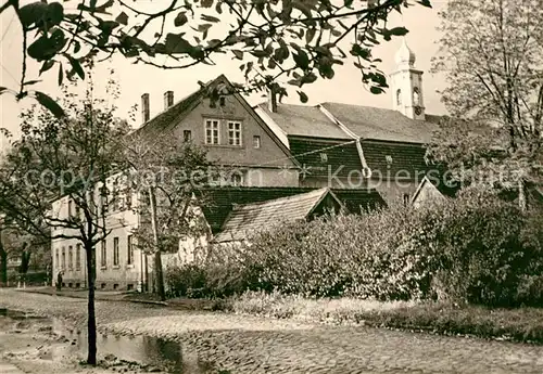 AK / Ansichtskarte Gnadau Pfarrhaus Kirche Kat. Gnadau