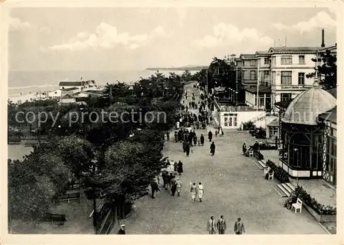 AK / Ansichtskarte Zinnowitz Ostseebad Kurpromenade