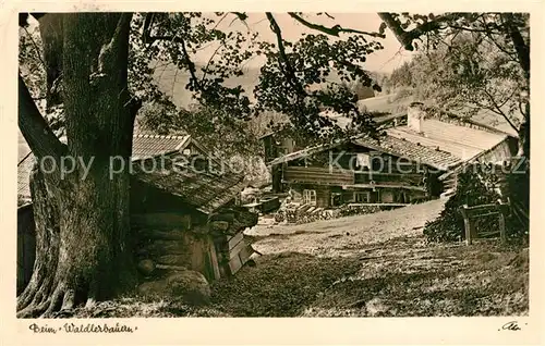 AK / Ansichtskarte Frohnreuth Waldlerbauer Charakteristisches Bauernhaus im bayerischen Wald Kat. Schoenberg