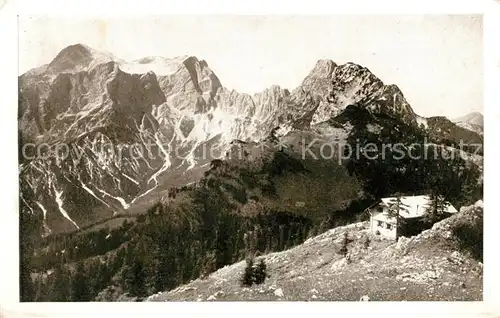 AK / Ansichtskarte Ennstalerhuette Berghuette Ennstaler Alpen Kat. Weng im Gesaeuse