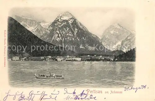 AK / Ansichtskarte Pertisau Achensee Blick ueber den See Alpenpanorama Kat. Eben am Achensee