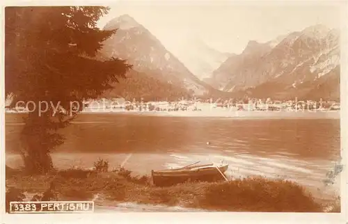 AK / Ansichtskarte Pertisau Achensee Uferpartie am See Alpenpanorama Kat. Eben am Achensee