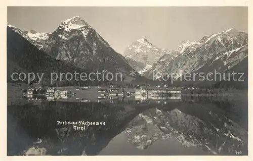 AK / Ansichtskarte Pertisau Achensee Wasserspiegelung Alpen Kat. Eben am Achensee