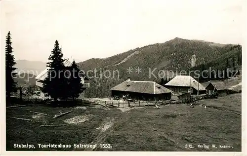 AK / Ansichtskarte Hirschegg Steiermark Stubalpe Touristenhaus Salzstiegl Lavanttaler Alpen Kat. Hirschegg