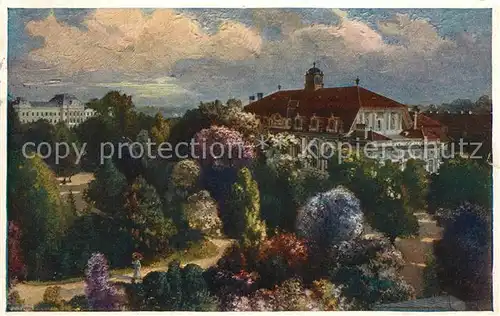 AK / Ansichtskarte Linz Donau Volksgarten Schloss Kuenstlerkarte Nr 7007 6 Kat. Linz