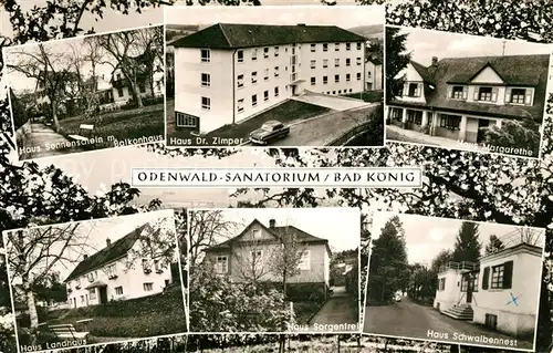 AK / Ansichtskarte Bad Koenig Odenwald Sanatorium Kurhaeuser Kat. Bad Koenig