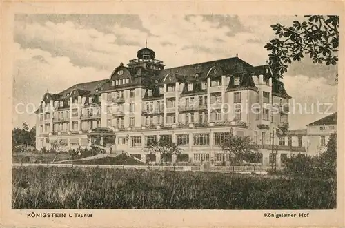 AK / Ansichtskarte Koenigstein Taunus Koenigsteiner Hof Kat. Koenigstein im Taunus