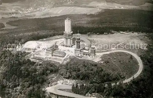 AK / Ansichtskarte Grosser Feldberg Taunus Sender Aussichtsturm Berghotel Fliegeraufnahme Kat. Schmitten