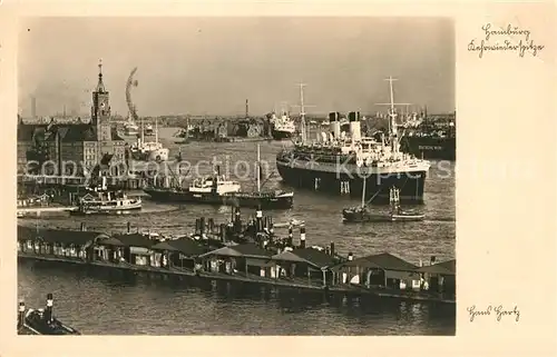 AK / Ansichtskarte Schiffe Ships Navires Hamburg Kehrwiederspitze 