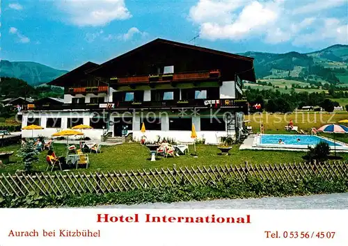 AK / Ansichtskarte Aurach Kitzbuehel Hotel International Kat. Aurach bei Kitzbuehel