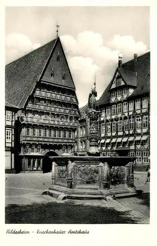 AK / Ansichtskarte Hildesheim Knochenhauer Amtshaus Brunnen Kat. Hildesheim