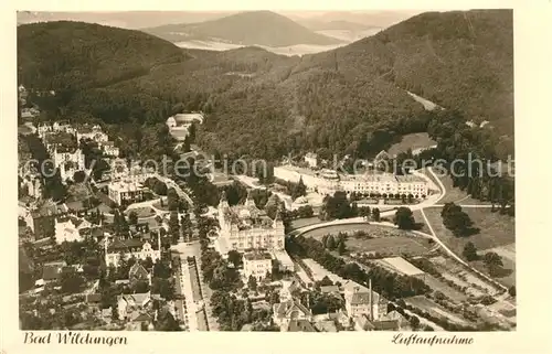 AK / Ansichtskarte Bad Wildungen Fliegeraufnahme Kat. Bad Wildungen