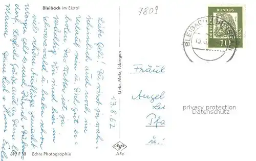 AK / Ansichtskarte Bleibach im Elztal Panorama Kat. Gutach im Breisgau