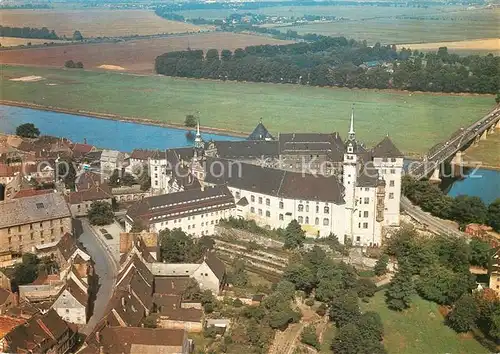 AK / Ansichtskarte Torgau Fliegeraufnahme Schloss Hartenfels Kat. Torgau