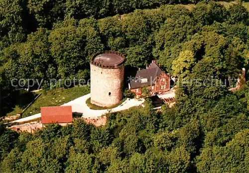AK / Ansichtskarte Borgholzhausen Fliegeraufnahme Burg Ravensberg Kat. Borgholzhausen