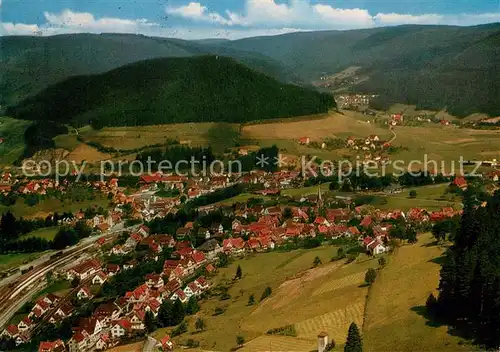 AK / Ansichtskarte Baiersbronn Schwarzwald Fliegeraufnahme Kat. Baiersbronn