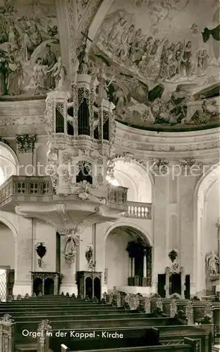 AK / Ansichtskarte Kirchenorgel Kappelkirche Unterammergau Kat. Musik