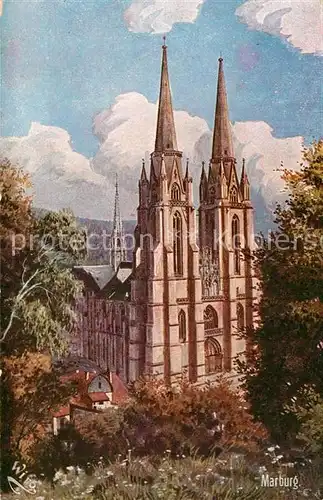 AK / Ansichtskarte Verlag WIRO Wiedemann Nr. 2216 Marburg Elisabethkirche Kat. Verlage