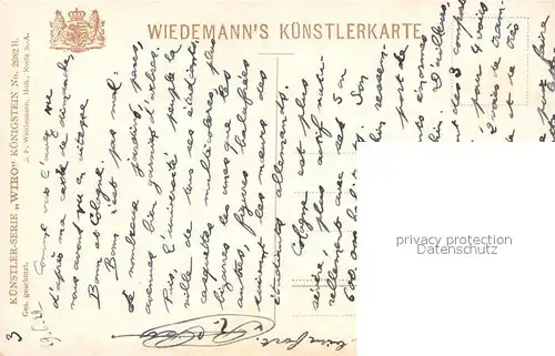 AK / Ansichtskarte Verlag Wiedemann WIRO Nr. 2082 B Koenigstein Taunus Ruine Grand Hotel Kat. Verlage