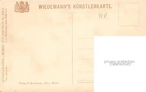 AK / Ansichtskarte Verlag Wiedemann WIRO Nr. 2040 A Bad Bertreich Elfengrotte  Kat. Verlage