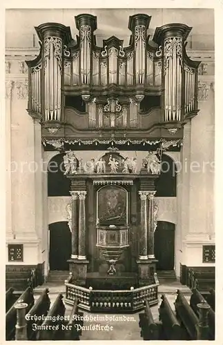 AK / Ansichtskarte Kirchenorgel Kirchheimbolanden Paulskirche  Kat. Musik