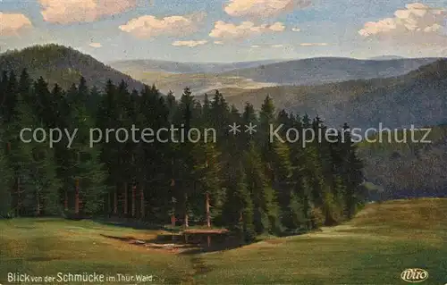 AK / Ansichtskarte Verlag WIRO Wiedemann Nr. 3090 Blick von der Schmuecke Thueringer Wald  Kat. Verlage