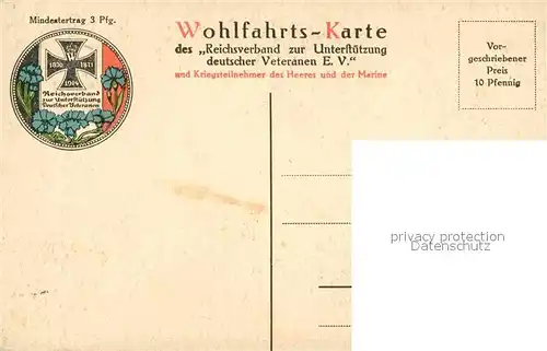 AK / Ansichtskarte Militaria Generaele Stab Deutschland General von Beseler Wohlfahrtskarte WK1 Orden 