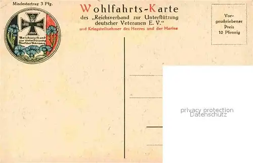 AK / Ansichtskarte Militaria Generaele Stab Generaloberst v.Woyrsch Orden WK1 Wohlfahrts Karte