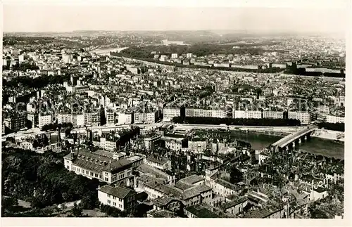 AK / Ansichtskarte Lyon France Vue generale aerienne sur la Croix Rousse Kat. Lyon