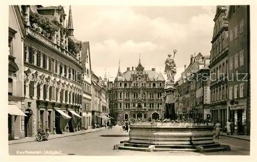 AK / Ansichtskarte Kaufbeuren Markt Brunnen Kat. Kaufbeuren