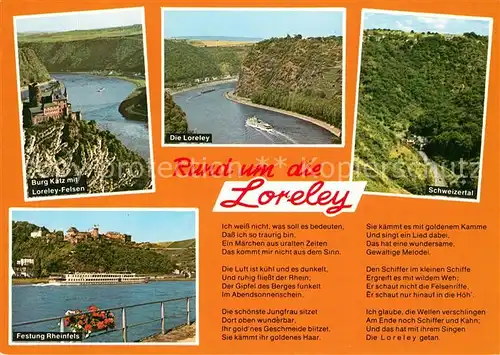 AK / Ansichtskarte Lorelei Loreley Panorama Kat. Sankt Goarshausen