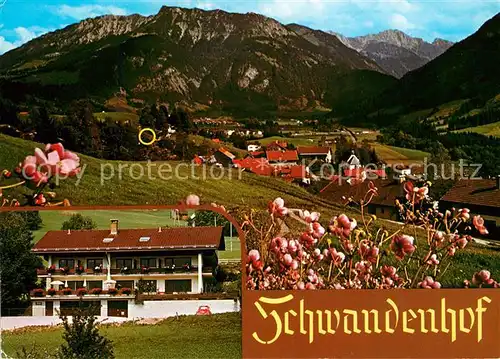 AK / Ansichtskarte Vorderhindelang Pension Schwandenhof Kat. Bad Hindelang