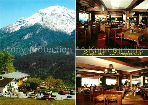 AK / Ansichtskarte Ramsau Berchtesgaden Gasthaus Pension Zipfhaeusl Watzmann Kat. Ramsau b.Berchtesgaden