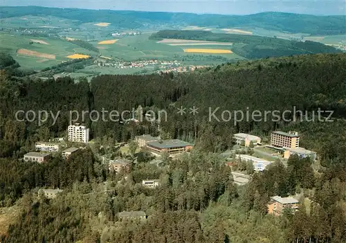 AK / Ansichtskarte Lippoldsberg Fliegeraufnahme Klinik  Kat. Wahlsburg