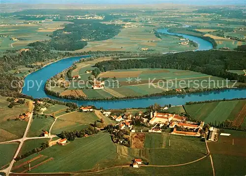 AK / Ansichtskarte Au Inn Fliegeraufnahme Kloster Kat. Rosenheim
