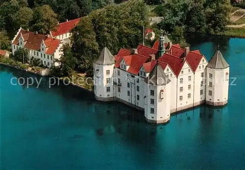 AK / Ansichtskarte Gluecksburg Ostseebad Schloss Gluecksburg Fliegeraufnahme Kat. Gluecksburg (Ostsee)